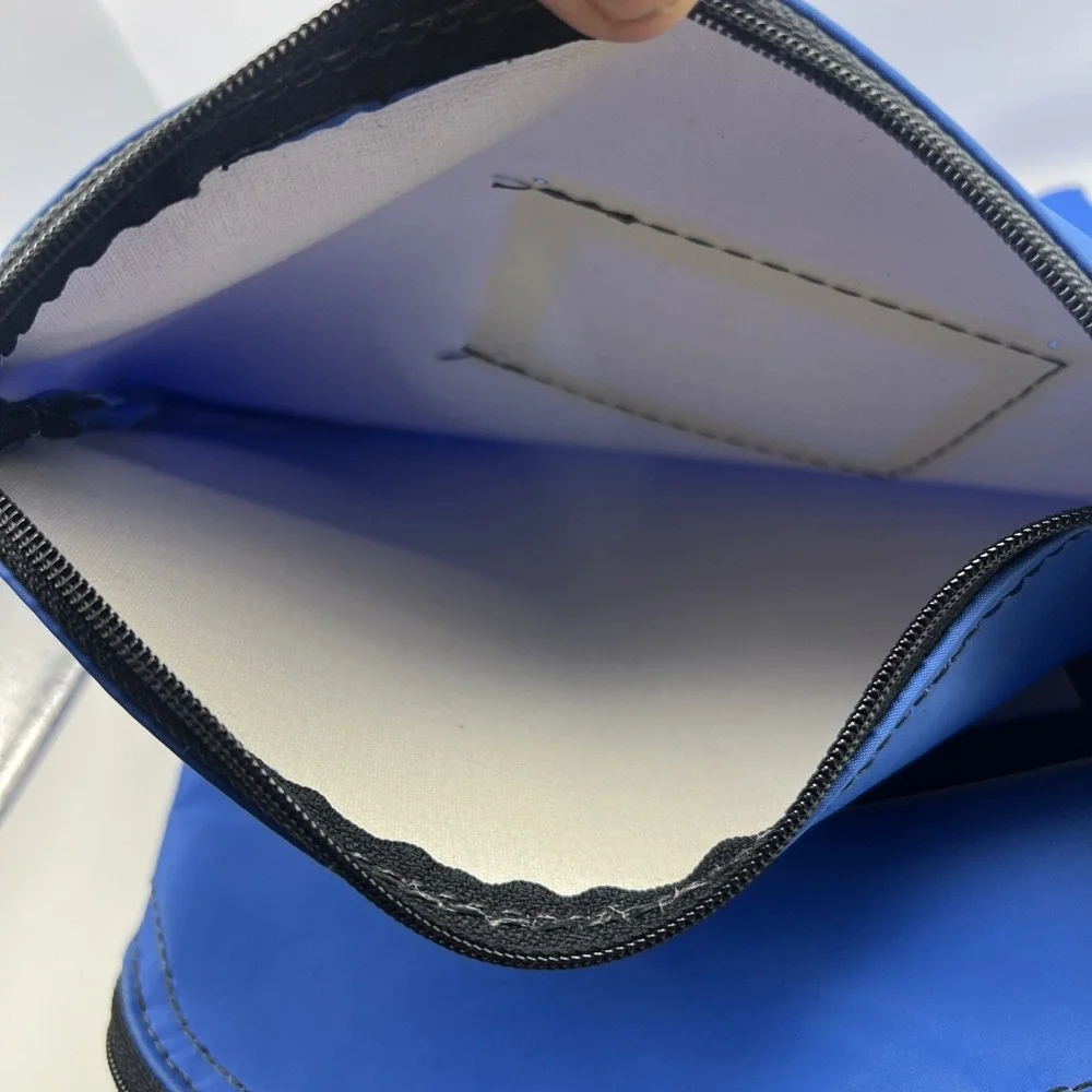 2X MMF Industries 7-Pin Locking Deposit Bag Security Money Pouch Navy Blue Keyed